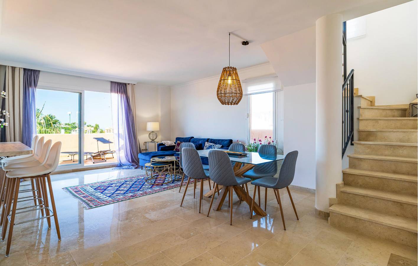 Hel ferieleilighet, Ferieleilighet for 6 personer med terrasse in Marbella Øst, Marbella