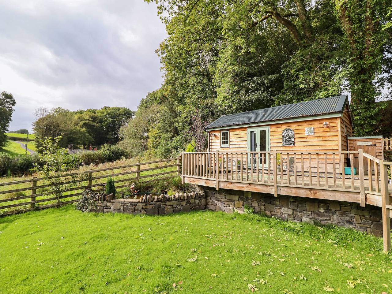 Log Cabin for 2 People in Powys, Mid-Wales