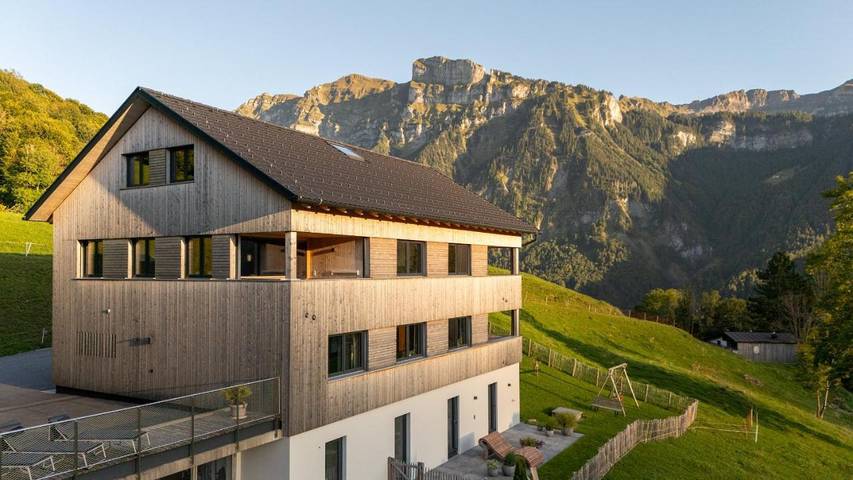 Vakantiewoning voor 5 personen, met tuin en uitzicht in Mellau