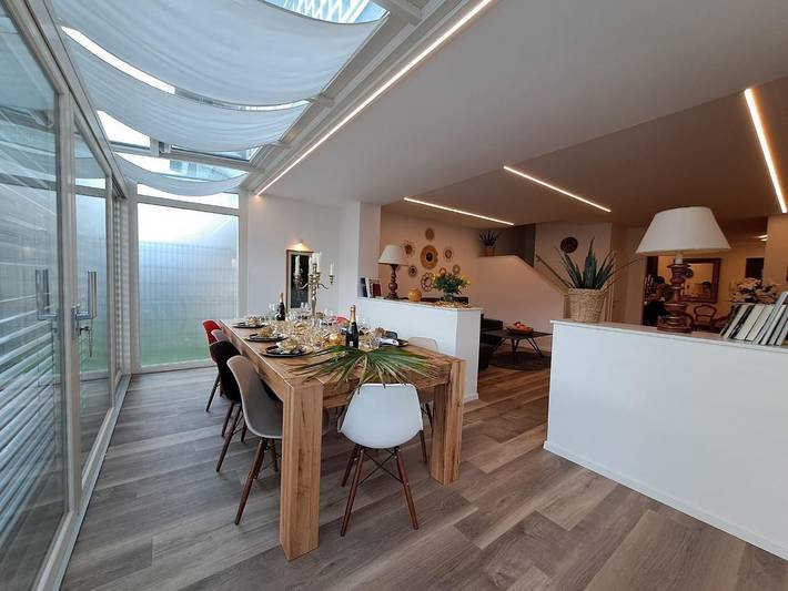 Ferienhaus für 8 Personen, mit Sauna und Terrasse sowie Whirlpool und Garten, mit Haustier - 1