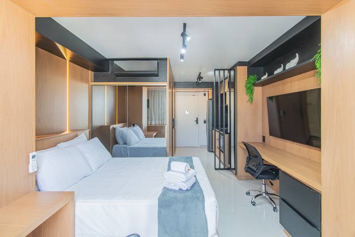 Studio pour 2 personnes, avec piscine et balcon - 1