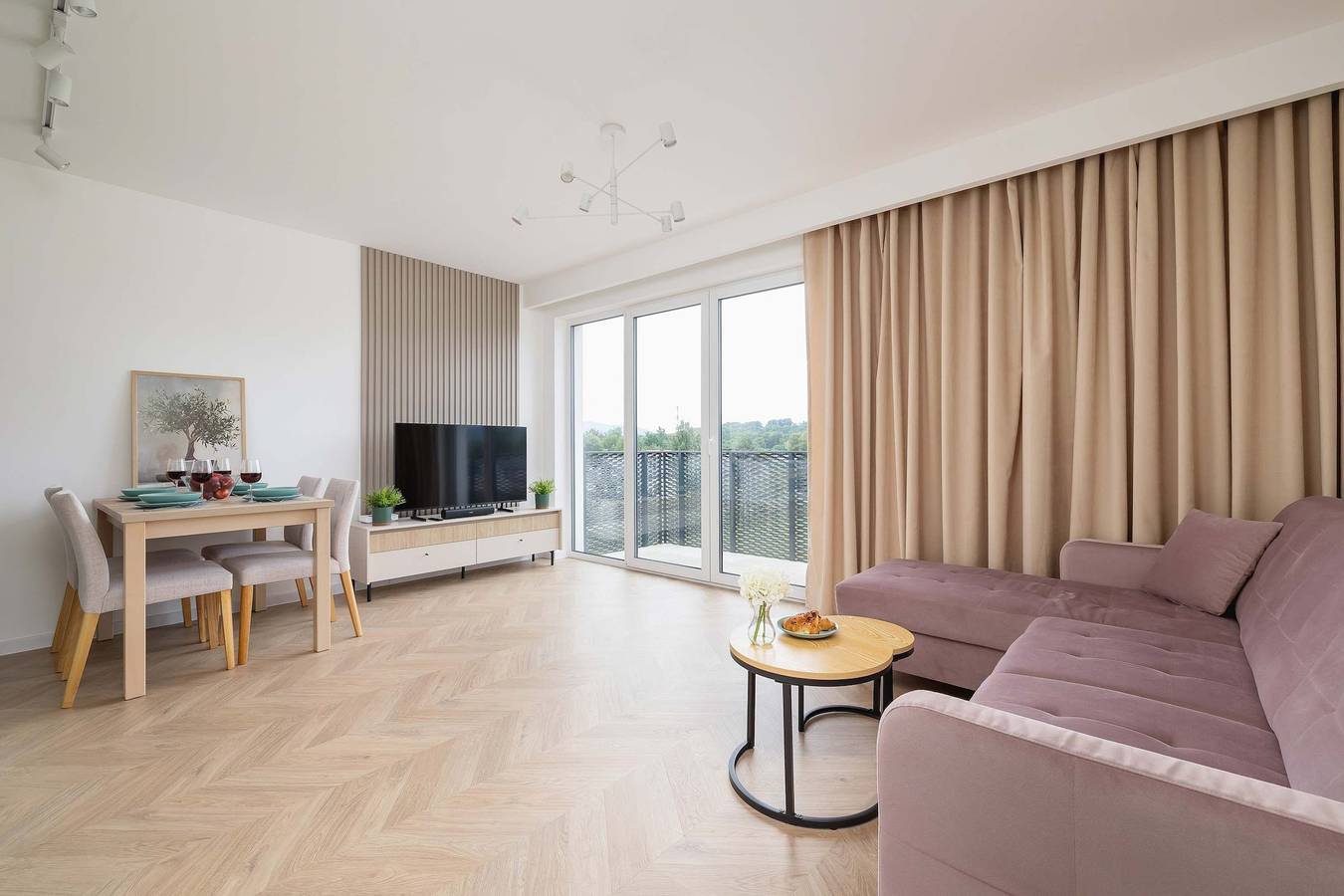 Ganze Wohnung, Stawy 26     ywiec   Pastel Apartment   Parking in Saybusch, Karpaten (Polen)