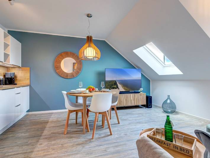 Ferienwohnung für 4 Personen, mit Seeblick und Balkon sowie Ausblick, mit Haustier in Kölpinsee - 4