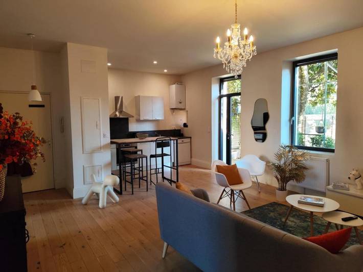 Appartement de vacances pour 4 personnes, avec jardin et terrasse
