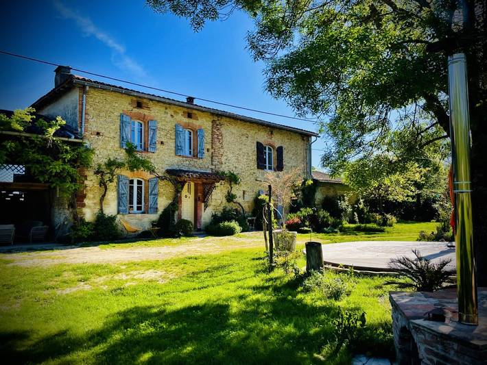 Cottage pour 5 personnes, avec jardin, animaux acceptés à Loubens-Lauragais