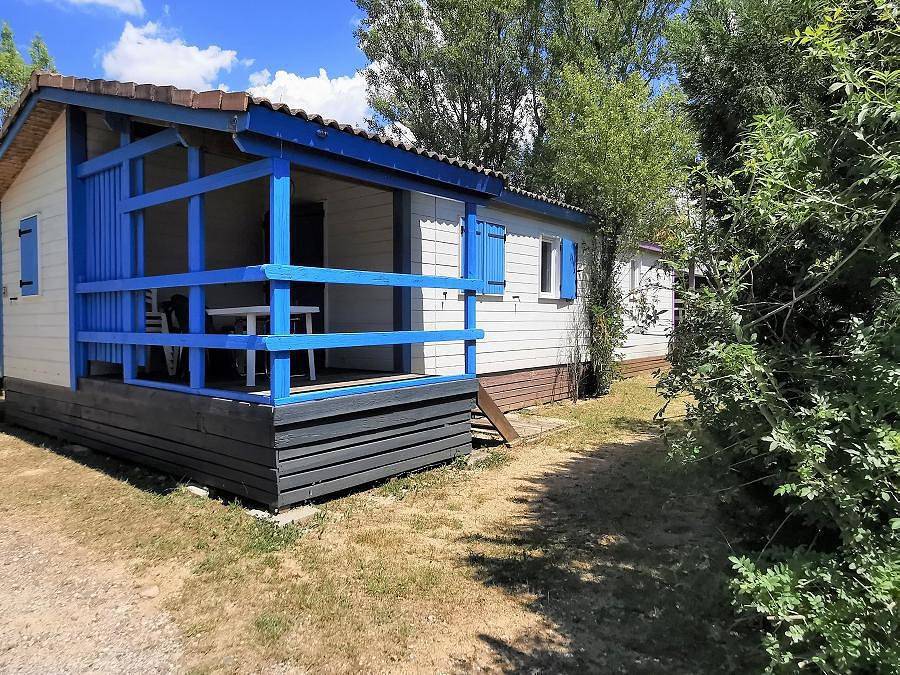 Camping l'Oasis Des Garrigues - Chalet 6 personas - Edelweiss 34m² - 2 habitaciones in Vogüé, Ardèche