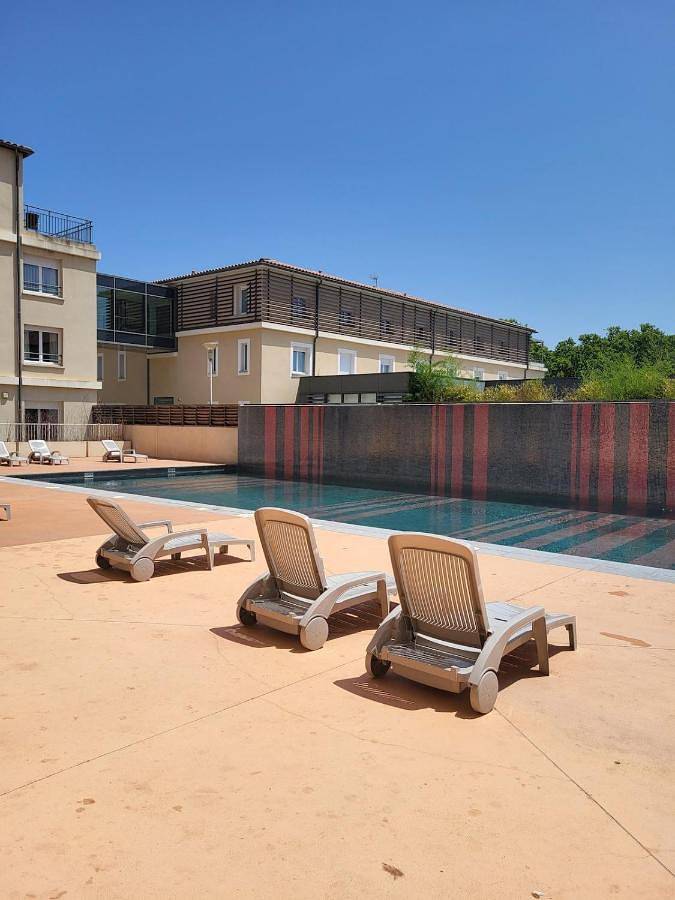 Appartement de vacances pour 2 personnes, avec piscine et vue