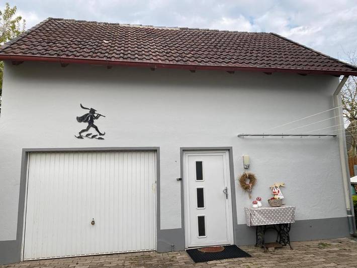Ferienhaus für 3 Personen, mit Balkon und Terrasse sowie Garten und Ausblick
