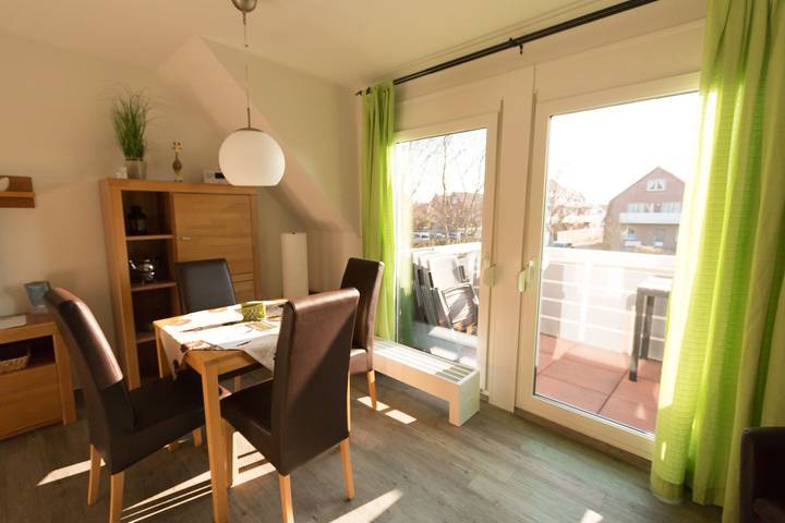 Ferienwohnung für 4 Personen, mit Balkon in Norddeich - 2