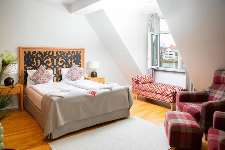 Hotel für 2 Personen, mit Whirlpool und Terrasse sowie Garten und Seeblick in Spandau - 2