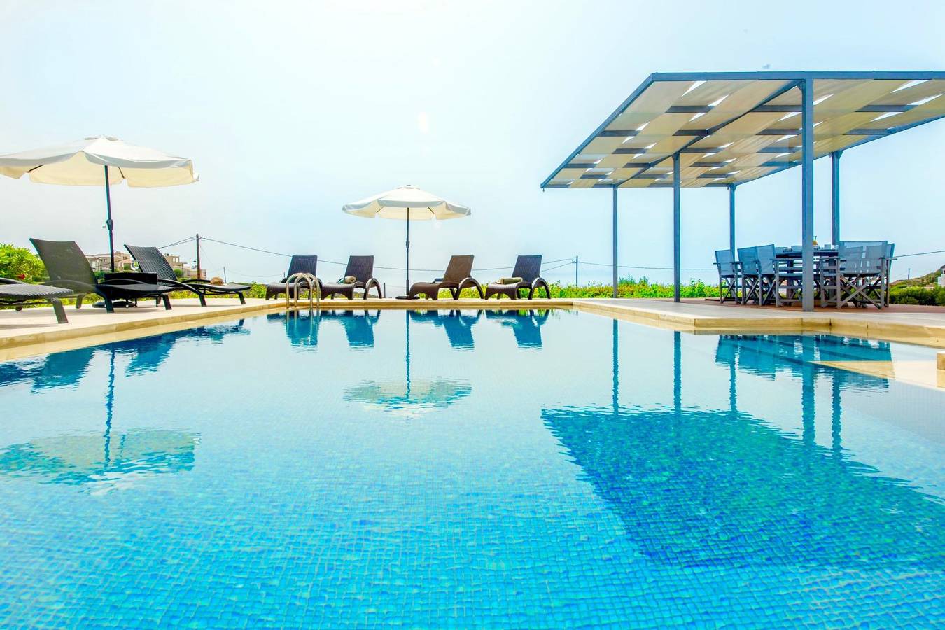 Villa für 7 Personen mit Meerblick in Akrotiri (Chania), Chania und Umgebung