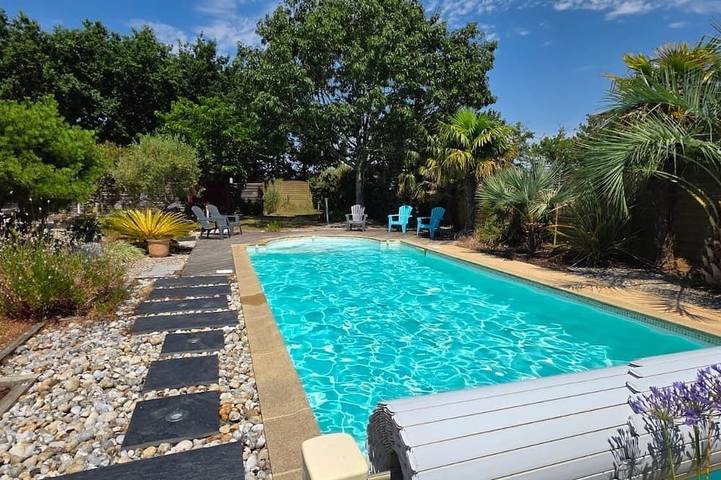 Maison de vacances pour 10 personnes, avec Terrasse et Jardin