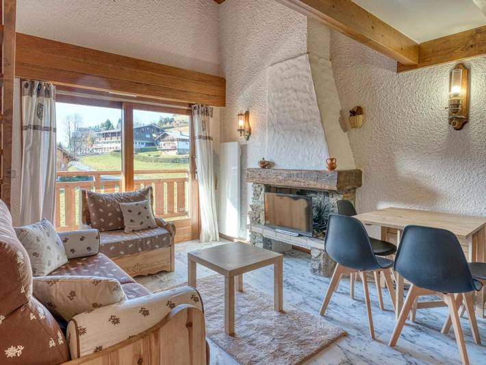 Location de vacances pour 4 personnes, avec Balcon à Megève