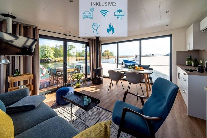 Ferienhaus für 4 Personen, mit Seeblick und Ausblick sowie Terrasse in Peenemünde