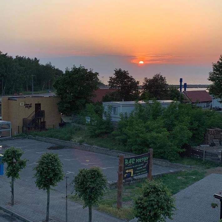 Apartament wakacyjny dla 3 osób, z Taras i Widok w Mrzeżyno