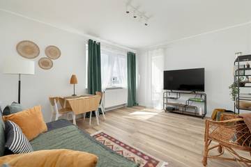 Gîte pour 2 personnes, avec balcon/terrasse, adapté aux familles à Katowice