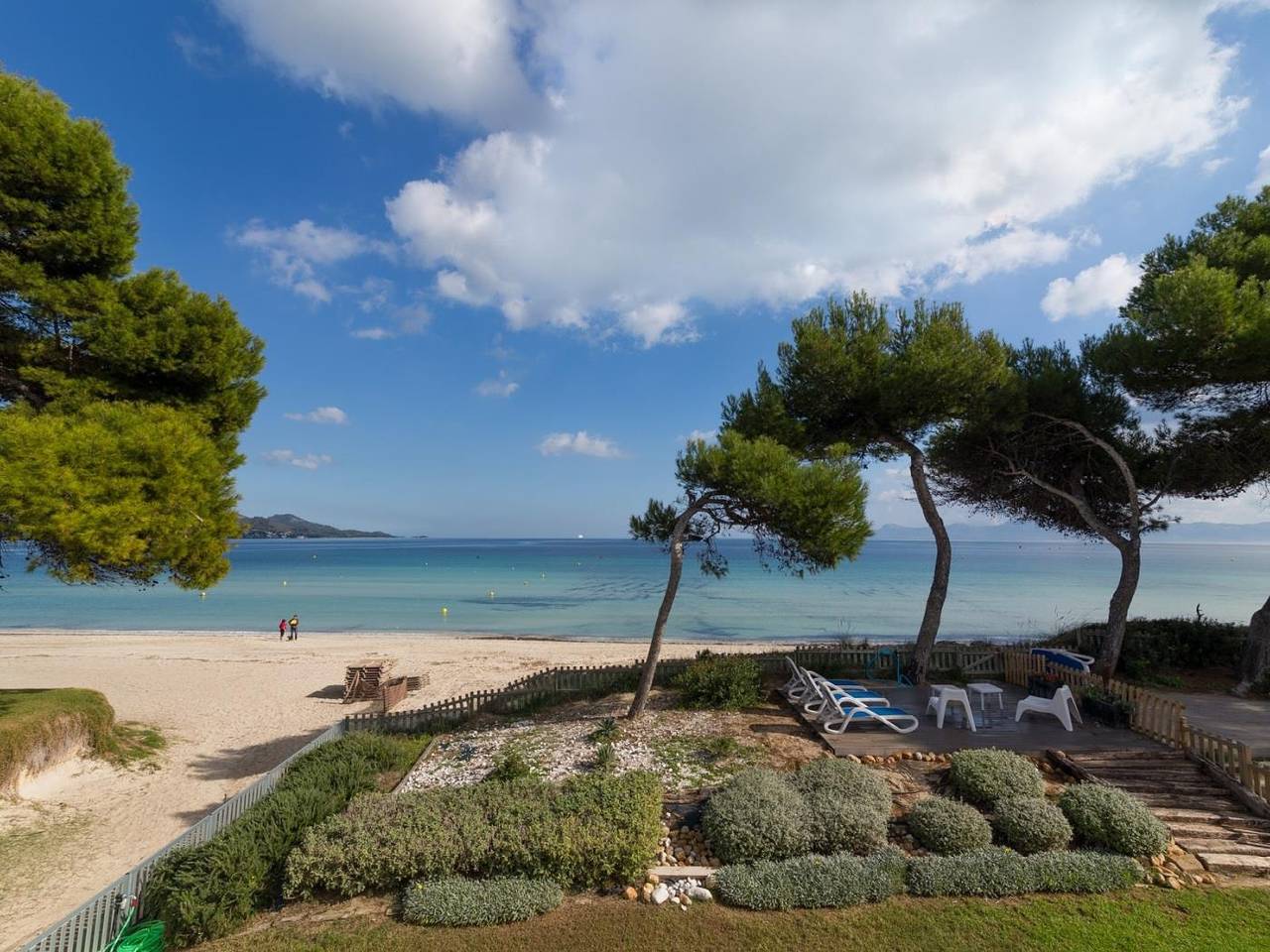 Las Gaviotas - Spektakuläre Villa mit Garten mit Blick auf das Meer in Playa de Muro, Muro