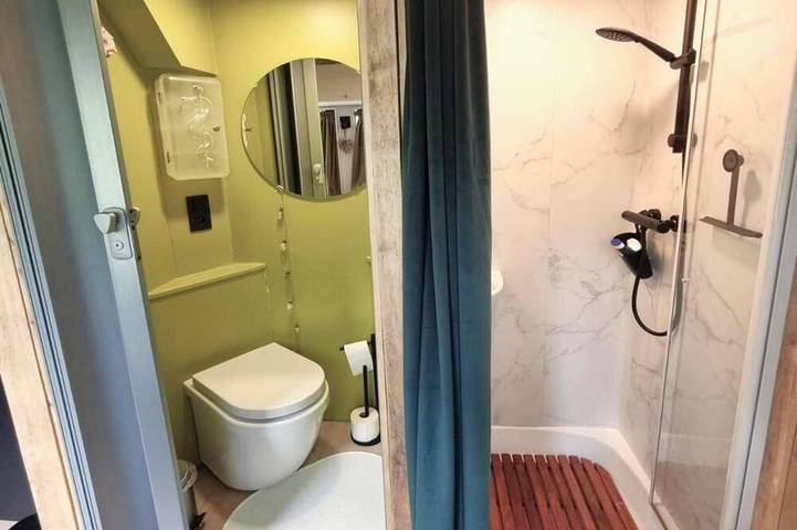 Luxuriöses Tiny House mit Sauna in Lierneux in Lierneux, Lüttich und Umgebung
