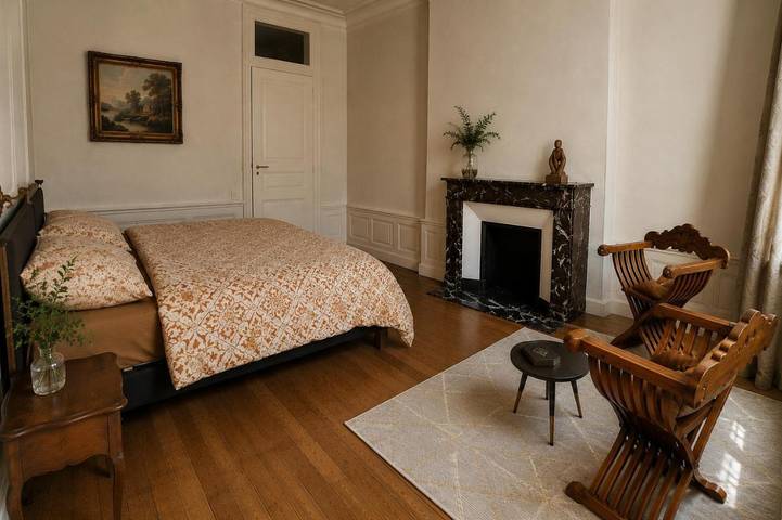 Chambre d’hôte pour 4 personnes, avec Terrasse ainsi que Jardin et Vue