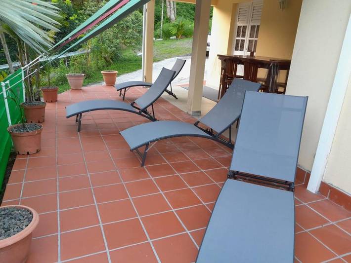 Maison de vacances pour 5 personnes, avec jardin ainsi que piscine et vue