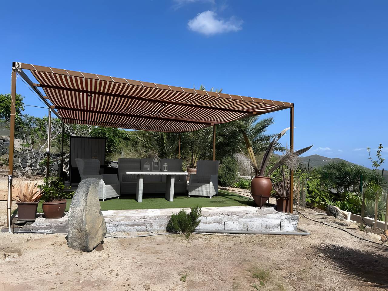 Casa de vacaciones 'Mi Casita De Chimaca' con vistas a la montaña, Wi-Fi y aire acondicionado in Arona , Tenerife Sur