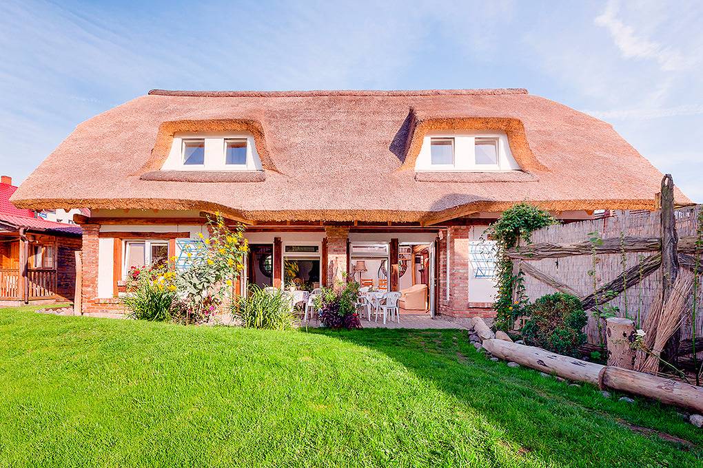 Pl 034.003A - Reetdachhaus Nr. 19 in Niechorze, Distretto di Gryfice