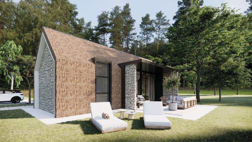 Vakantiepark voor 8 personen, with Balkon/Terras and Terras as well as Tuin and Sauna in Ermelo
