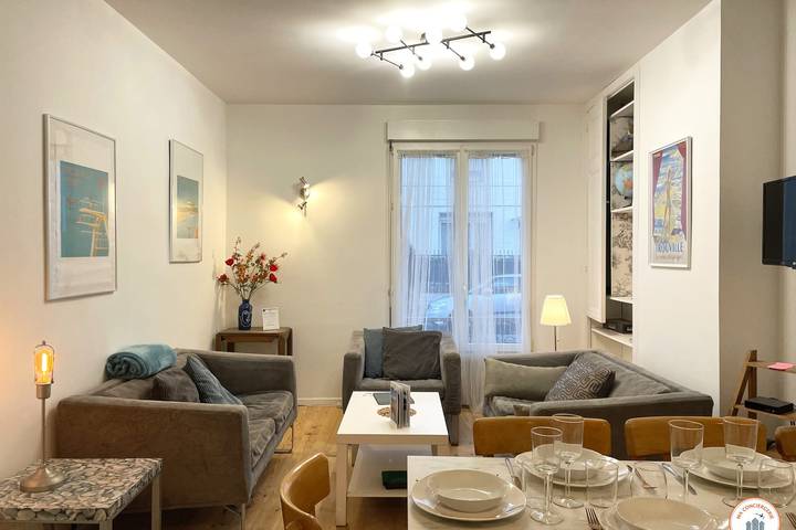 Location de vacances pour 6 personnes, avec jardin et terrasse, adapté aux familles à Trouville-sur-Mer - 2