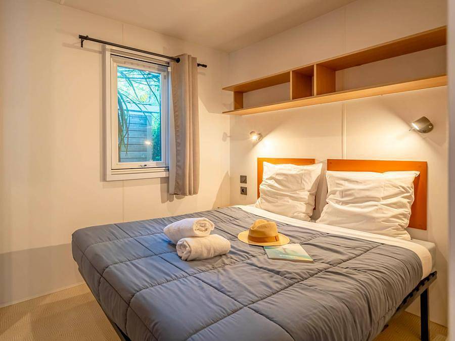 Camping Ushuaïa Villages Les Fougères - Mobilheim 2 personen - 1 Schlafzimmer Reihenhaus Or ohne Parkplatz in Rivedoux-Plage, Ile de Re