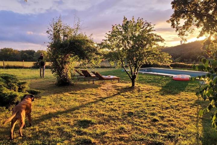 Location de vacances pour 8 personnes, avec jardin et piscine, animaux acceptés à Le Pêchereau - 4