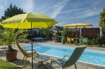 Ferienwohnung für 3 Personen, mit Garten und Pool in Heviz