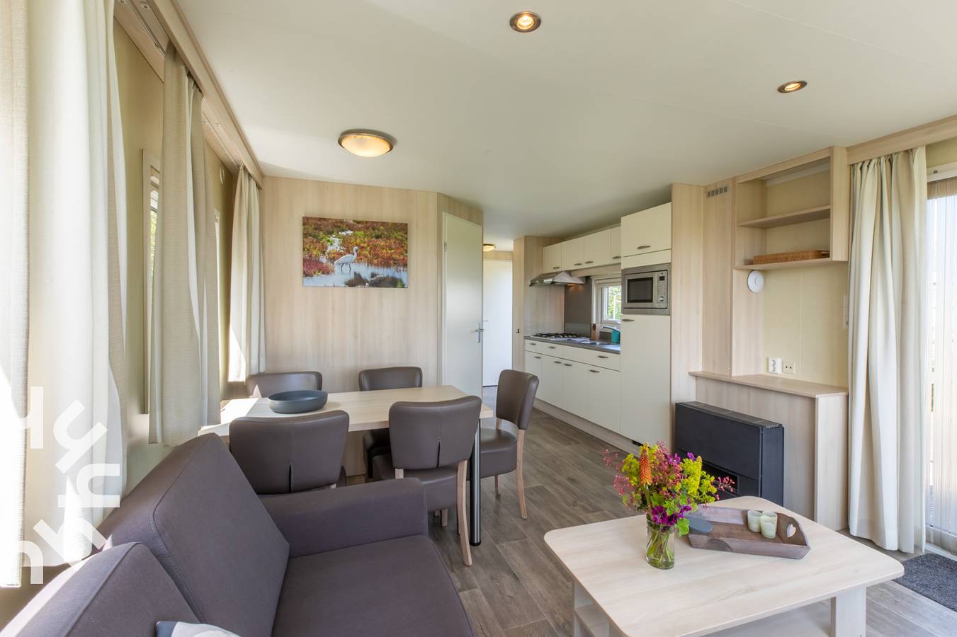 Komfortables 5-Personen-Ferienchalet mit Panoramablick in Kerkwerve in Kerkwerve, Zeeuwse Kust