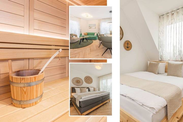 Ferienhaus für 6 Personen, mit Terrasse und Garten sowie Sauna in Ückeritz