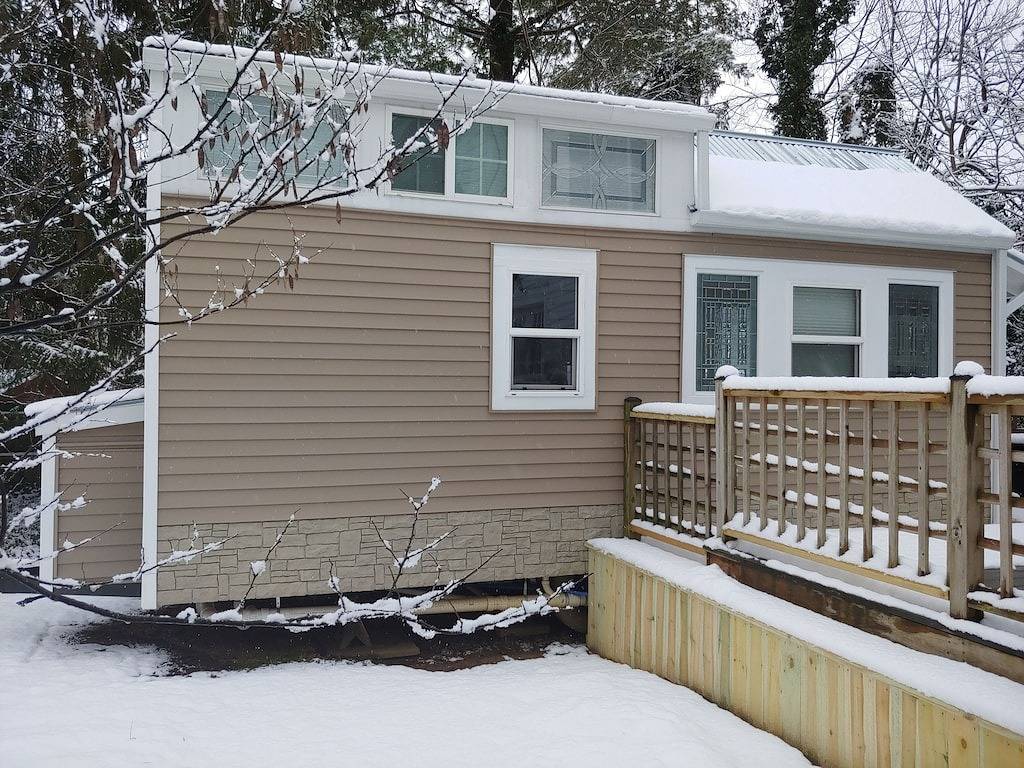 Handwerker Bungalow Winziges Haus in Columbus, Ohio