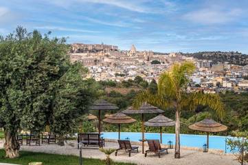 Chambre d’hôte pour 2 personnes, avec piscine ainsi que jardin et bassin pour enfant à Noto