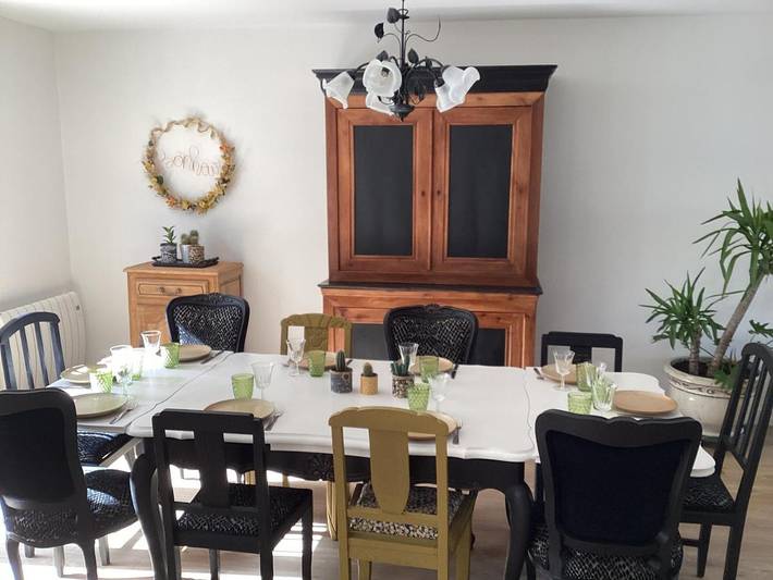 Maison de vacances pour 10 personnes, avec jardin et terrasse