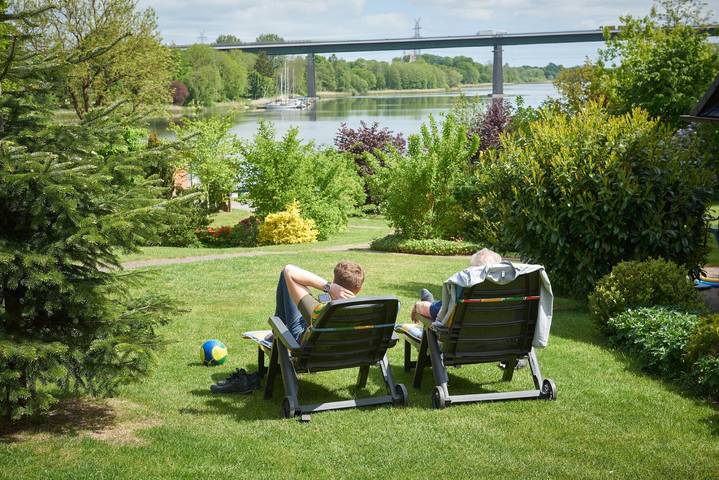 Ferienhaus 'Ferienhaus Eiderblick' mit privater Terrasse, privatem Garten und Wlan in Borgstedt, Rendsburg-Eckernförde