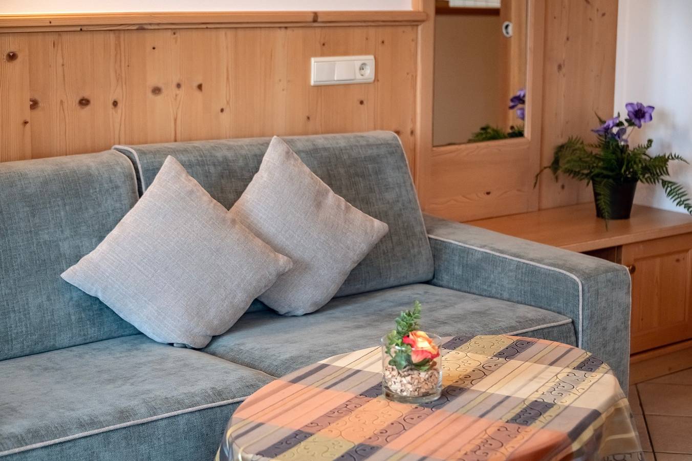 Ganze Wohnung, 'Residenz Diana Ferienwohnung 102' mit Bergblick, Balkon und Wlan in Terenten, Dolomiti Superski