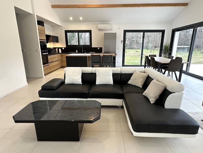 Gîte pour 6 personnes, avec piscine ainsi que terrasse et jardin dans Réserve naturelle du Courant d'Huchet - 3