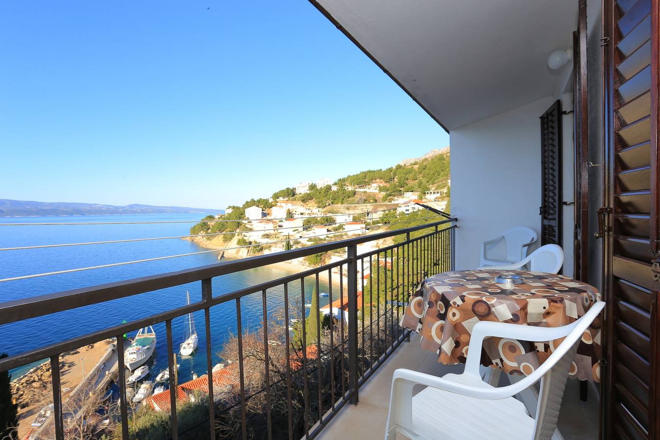 Cały apartament, Dwupokojowy apartament z tarasem i widokiem na morze Mimice, Omis A-18148-a in Mimice, Omiš-Riviera