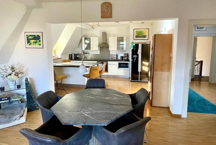 Ferienwohnung für 4 Personen, mit Sauna und Ausblick sowie Terrasse, mit Haustier in Ulm - 3