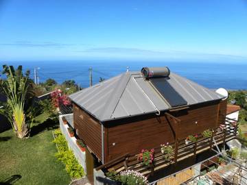 Maison de vacances pour 3 personnes, avec vue et jardin, animaux acceptés sur l' Île de la Réunion