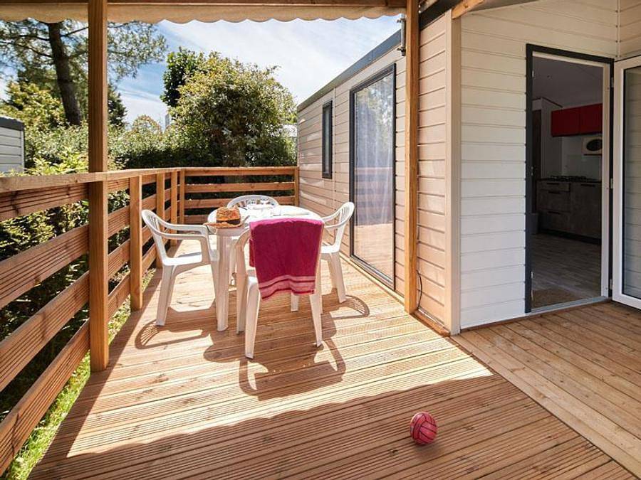 Camping Du Lac de Jaunay - Mobilheim 5 personen - Malaga in Landevieille, Loire-Tal