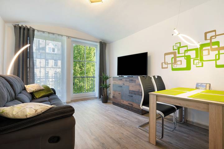 Apartamento entero, Apartamento 'Ruhige Maisonettewohnung Kaßberg' con balcón y Wi-Fi in Chemnitz, Chemnitz (region)