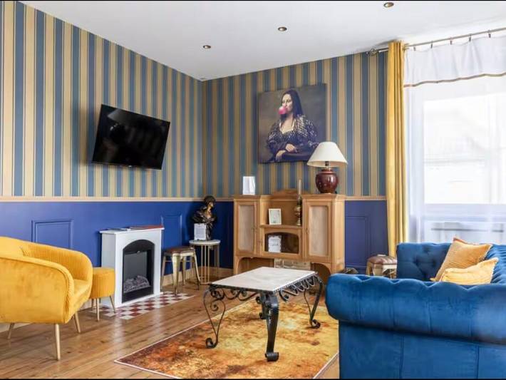 Gîte pour 4 personnes, avec Jacuzzi ainsi que Jardin et Sauna à La Sentinelle