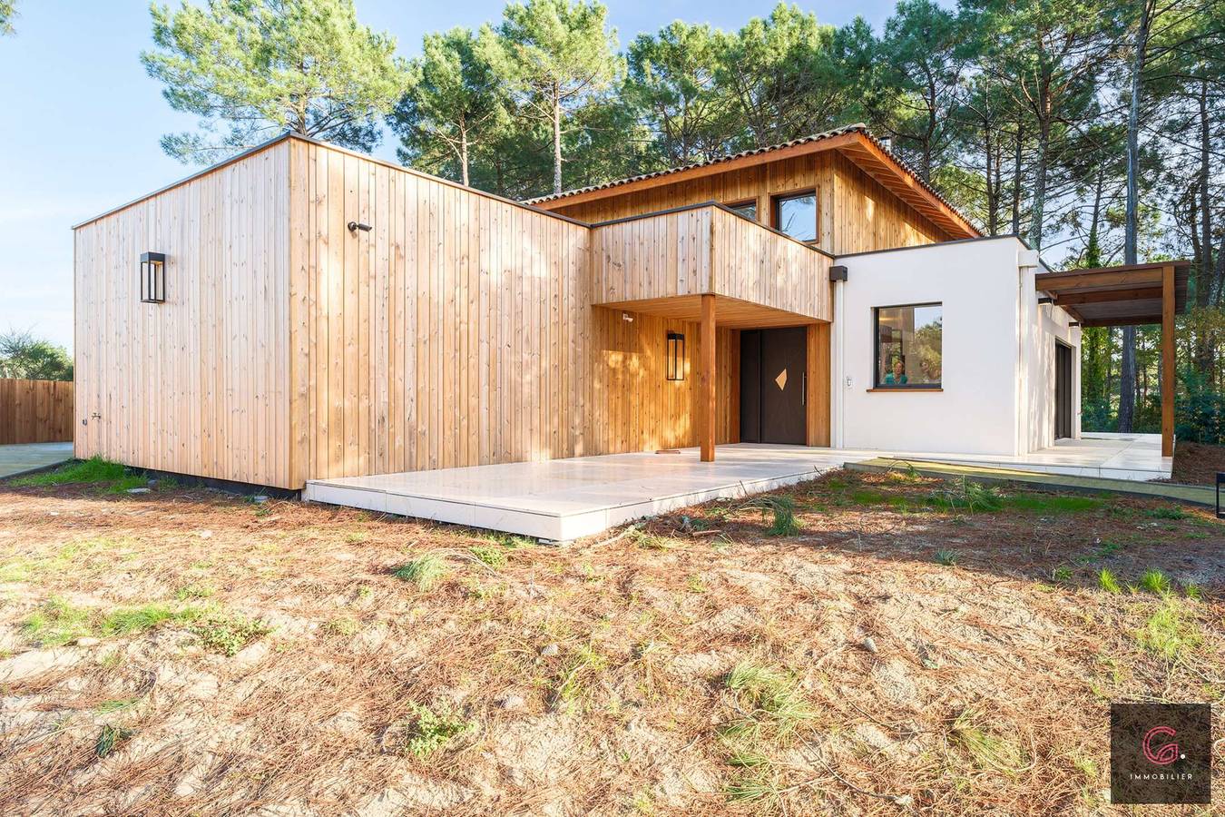 Biscarrosse Lac Villa de charme Pmr climatisée avec vue sur le golf  pour 8/10 personnes in Biscarrosse, Côte d’Argent