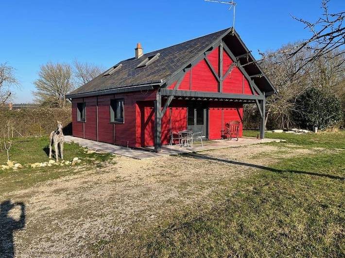 Chalet pour 6 personnes, avec Terrasse ainsi que Jardin et Vue