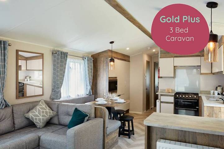 Static caravan for 8 people in Northamptonshire