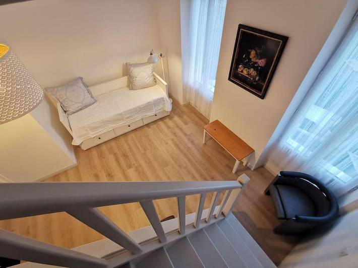 Appartement de vacances pour 4 personnes, avec Terrasse ainsi que Jardin et Vue