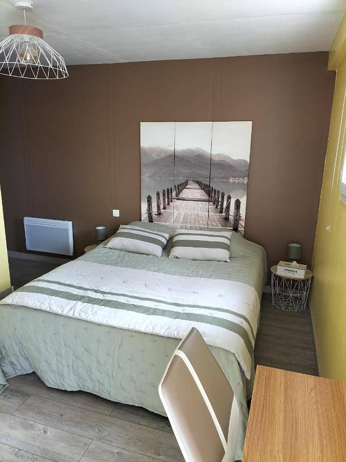 Appartement de vacances pour 2 personnes, avec terrasse ainsi que vue et jardin